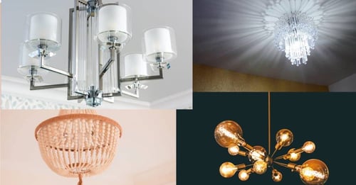 Home electrical chandelier lighting fixture examples