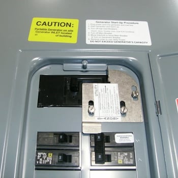 Portable generator interlock kit
