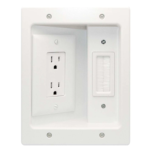Tv electrical outlet