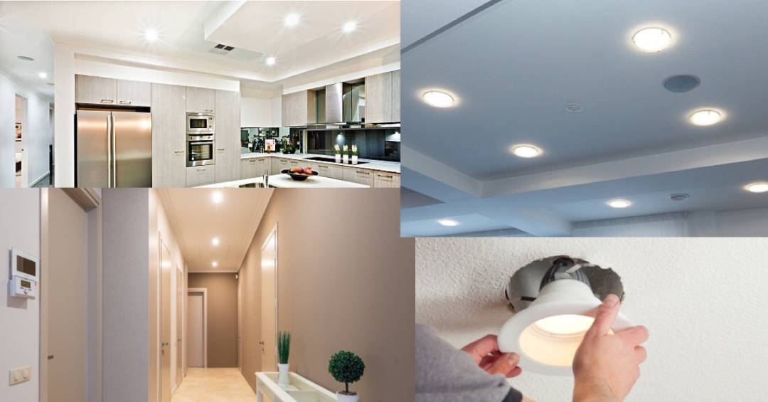 Home electrical recessed lighting examples