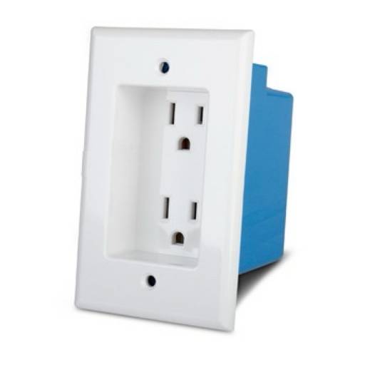electrical recessed outlet