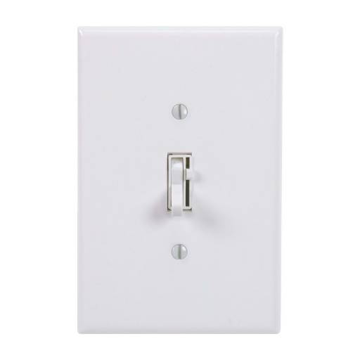 electrical toggle light switch -color white