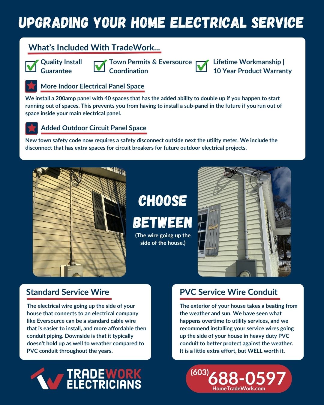 Home electrical service upgrade